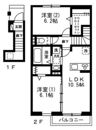 エターナルコートの物件間取画像